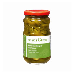 Assos Gusto Перець халапено маринований, 370 г